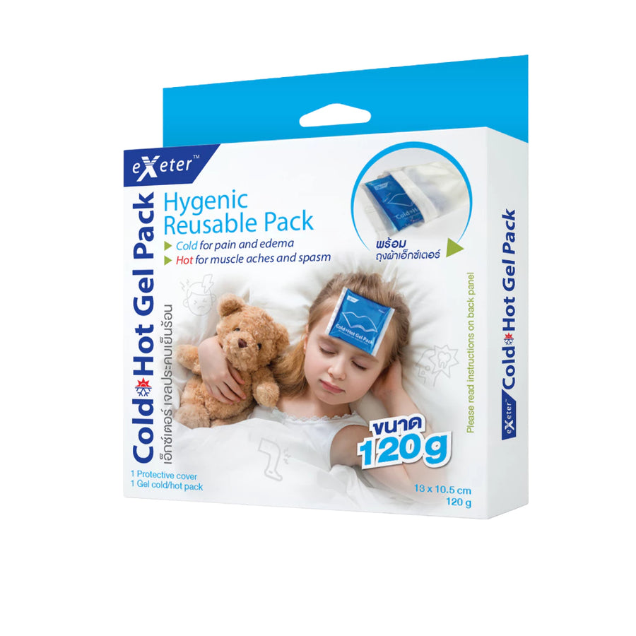 EXETER COLD HOT GEL PACK แผ่นเจลประคบเย็นร้อน 120G.