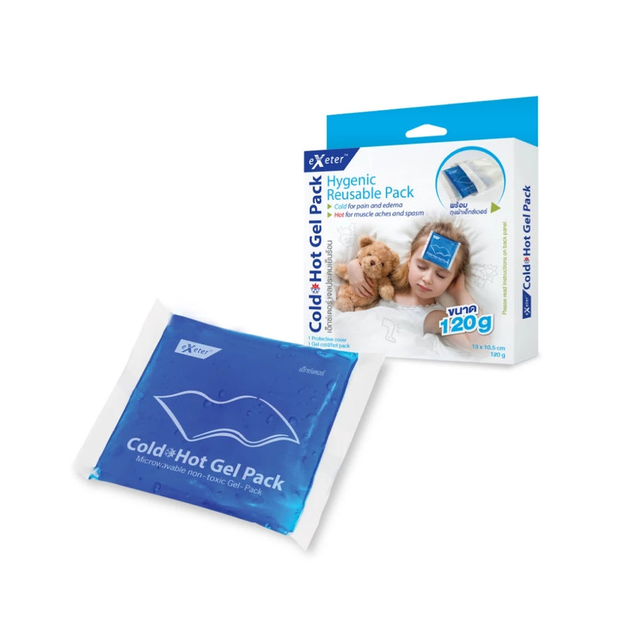 EXETER COLD HOT GEL PACK แผ่นเจลประคบเย็นร้อน 120G.