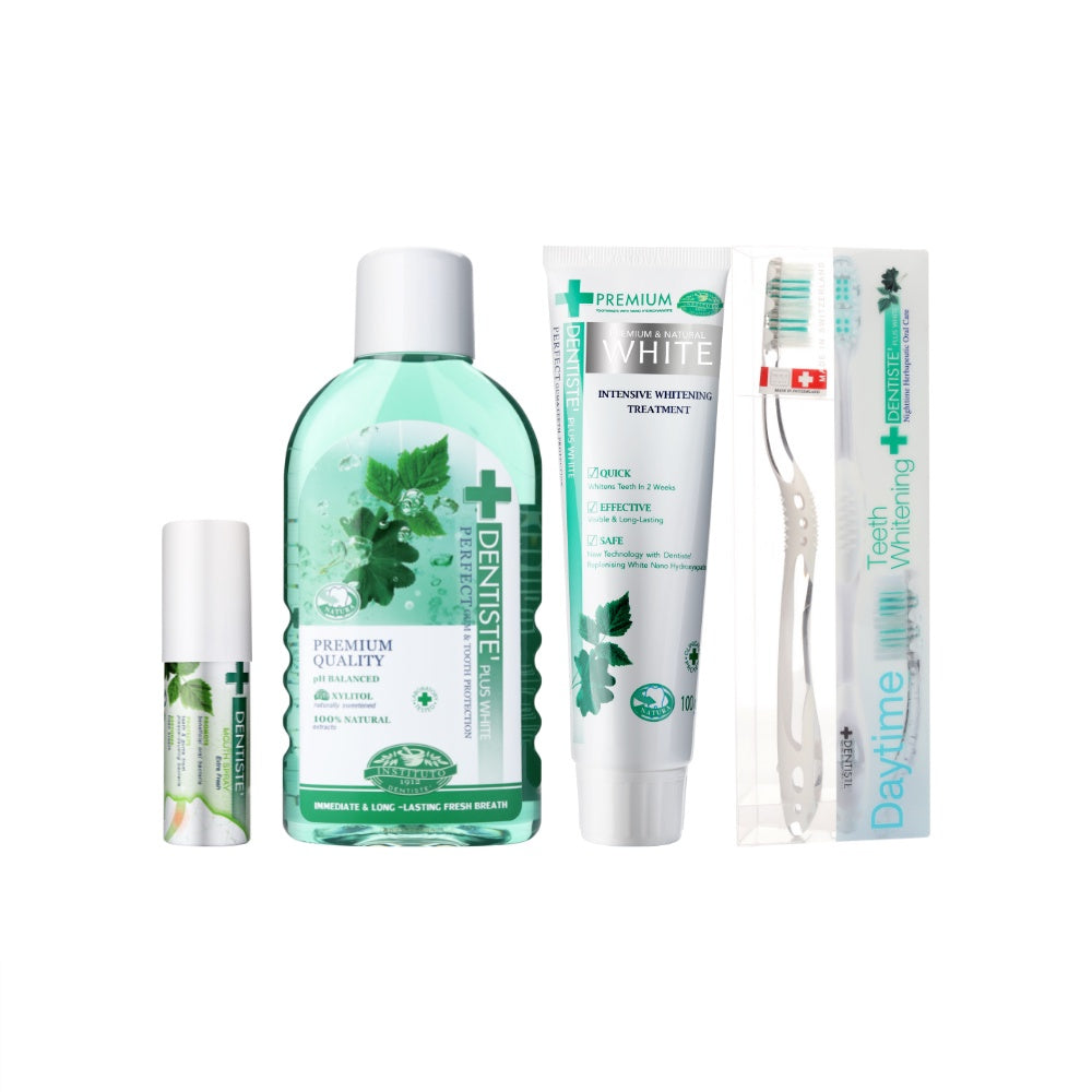 Dentiste เซ็ตฟันขาว สำหรับแปรงตอนเช้า Daytime Premium White Set