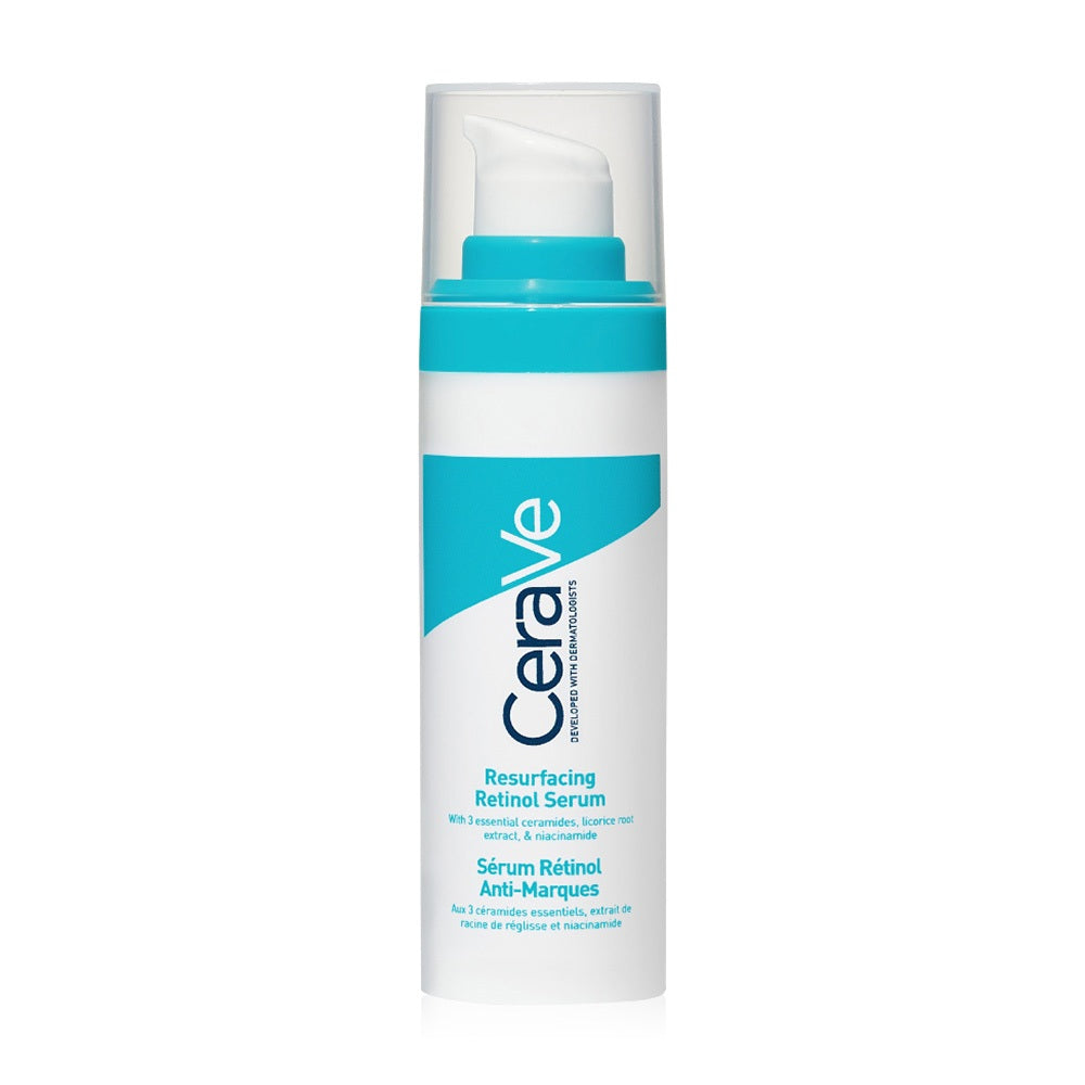 CERAVE Resurfacing Retinol Serum เรตินอลเซรั่ม 30ml. ผลิตภัณฑ์บำรุงผิวหน้าสำหรับผู้มีปัญหารอยดำรอยสิว