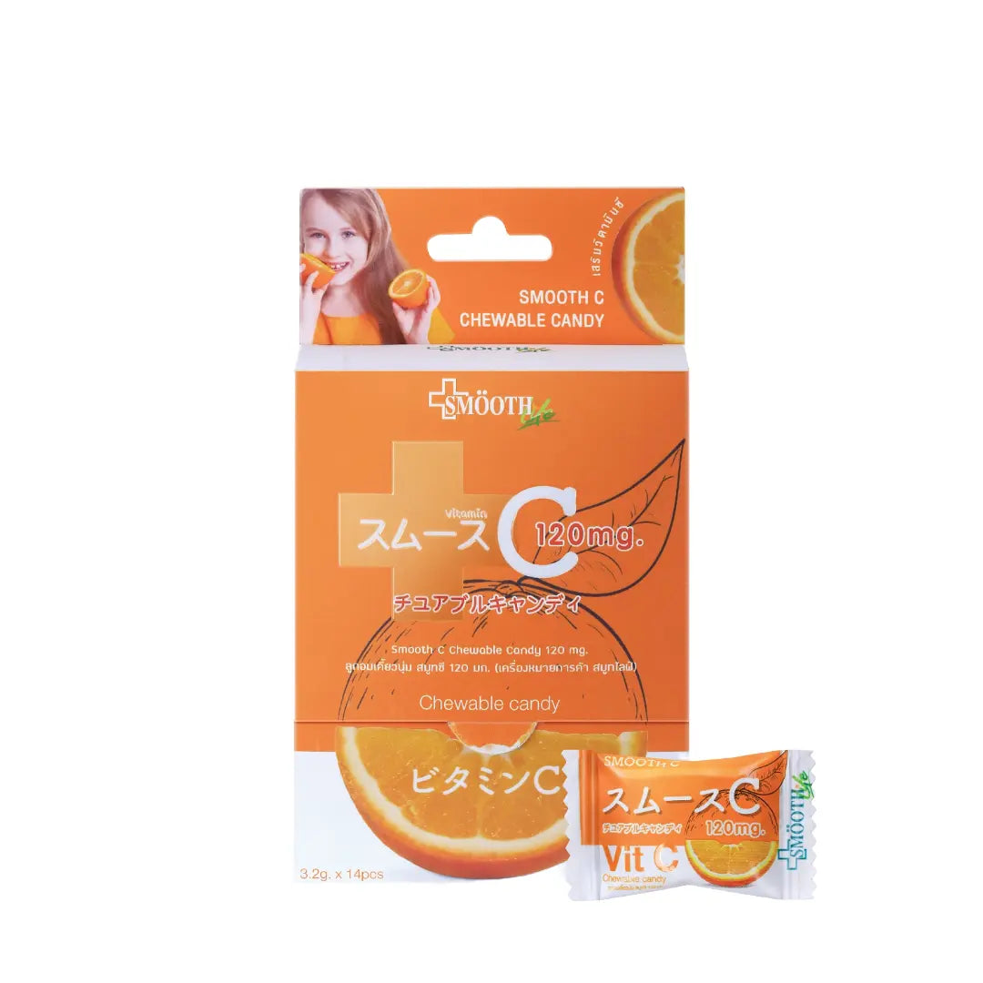 Smooth Life Chewable Candy Vit C 120 mg.