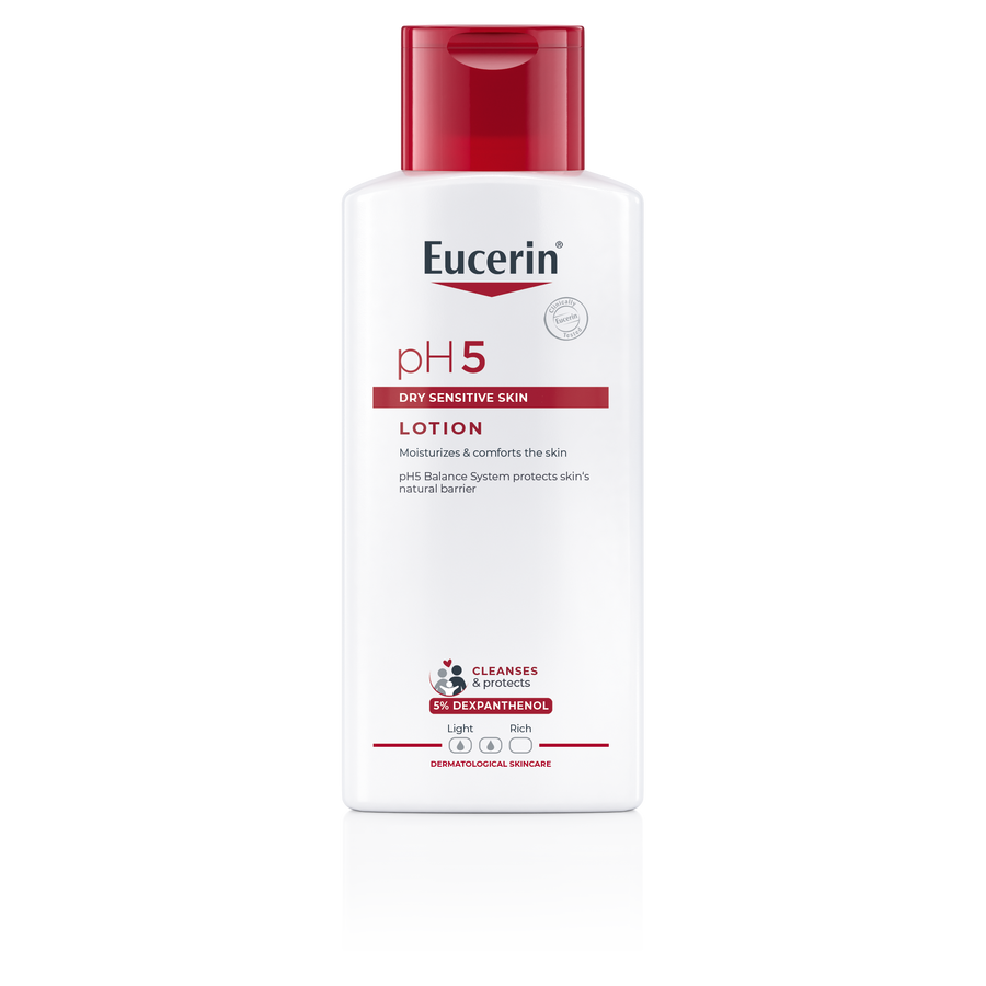 Eucerin pH5 DRY SENSITIVE SKIN LOTION 400 ML ยูเซอริน โลชั่นปรับสมดุลผิว สำหรับผิวแห้ง ผิวบอบบาง แพ้ง่าย