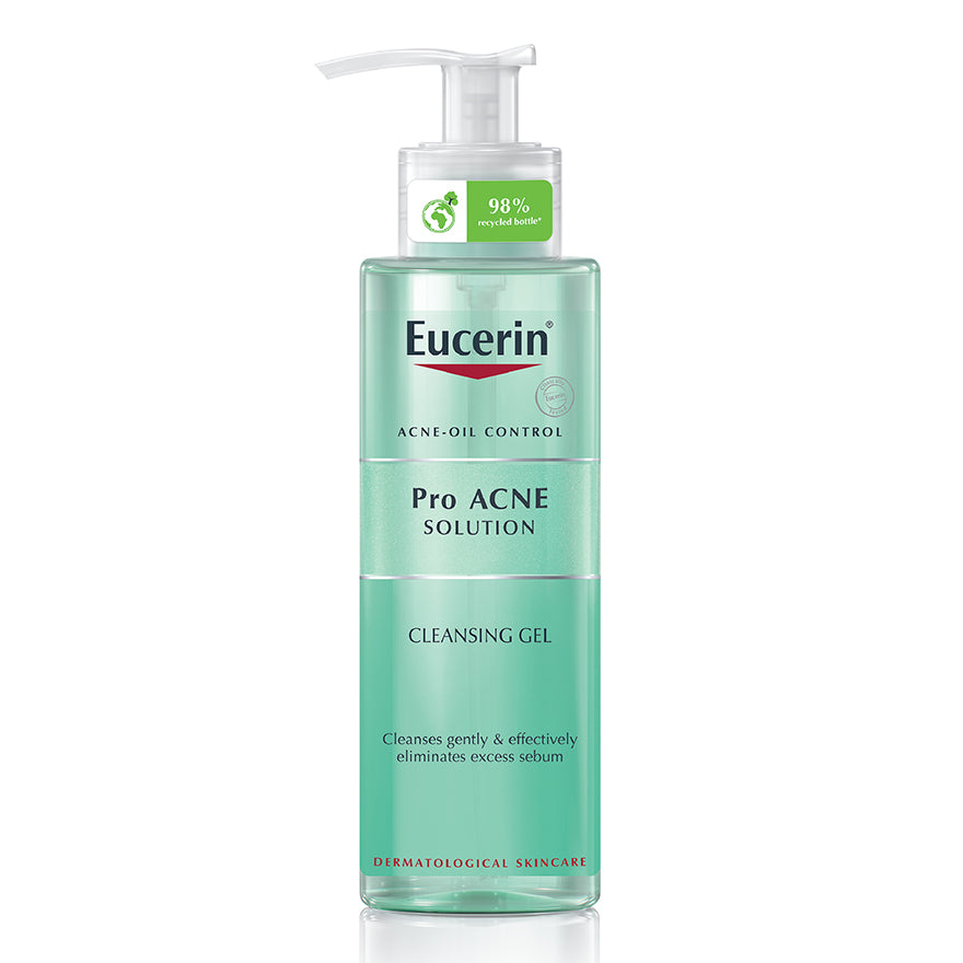Eucerin PRO ACNE CLEANSING GEL เจลล้างหน้า ลดปัญหาสิว ลดผิวมัน บำรุงผิวหน้า