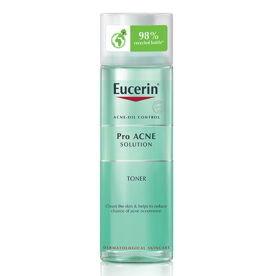 Eucerin PRO ACNE TONER โทนเนอร์ ลดปัญหาสิว ปรับสมดุลผิว ลดผิวมัน บำรุงผิวหน้า