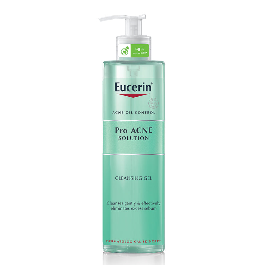 Eucerin PRO ACNE CLEANSING GEL เจลล้างหน้า ลดปัญหาสิว ลดผิวมัน บำรุงผิวหน้า