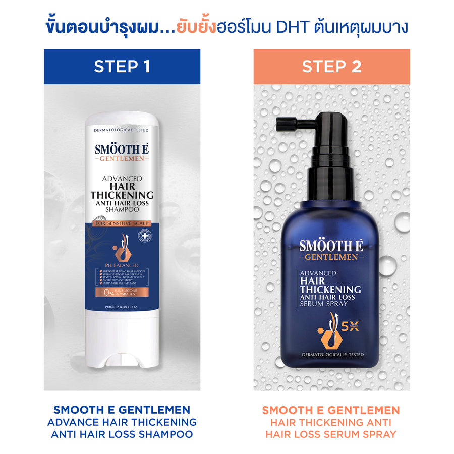 Smooth E Gentlemen Advance Hair Thickening Anti Hair Loss Shampoo