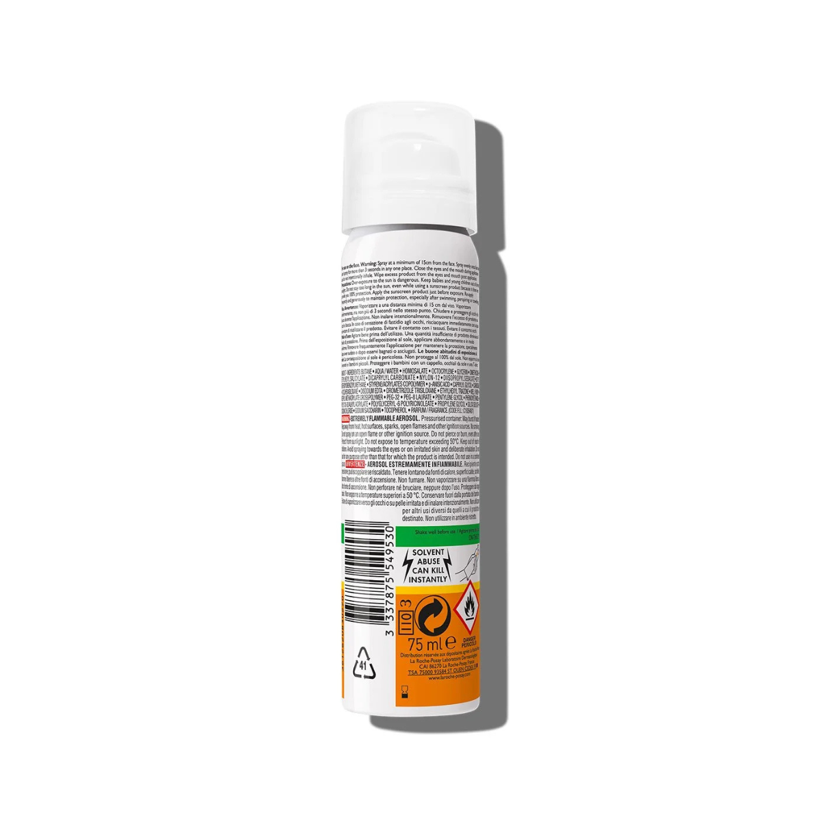 La Roche-Posay Anthelios Face Mist Spray แอนเทลิโอส เฟส มิสท์ 75 ml.