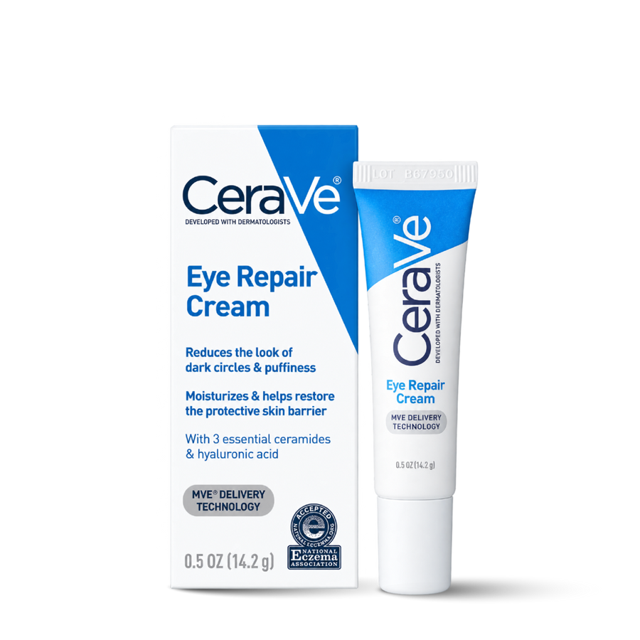 cerave eye repair cream เซราวี ครีมบำรุงรอบดวงตา บรรเทารอยหมองคล้ำและอาการบวม 14ml.