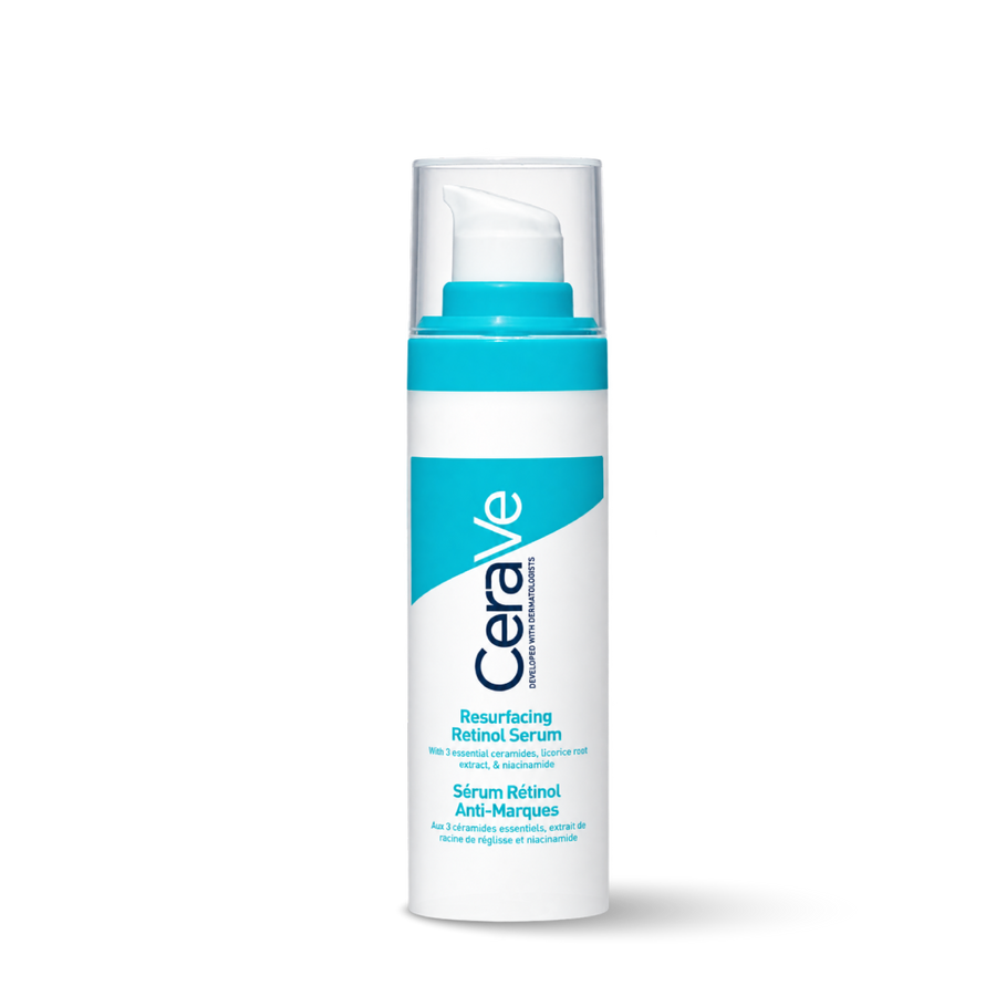 cerave resurfacing retinol serum เรตินอลเซรั่ม 30ml. ผลิตภัณฑ์บำรุงผิวหน้าสำหรับผู้มีปัญหารอยดำรอยสิว