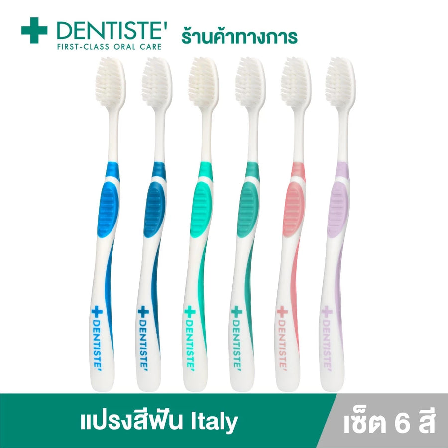 (Pack 6) Dentiste' Italy Tooth Brush Big-Blis