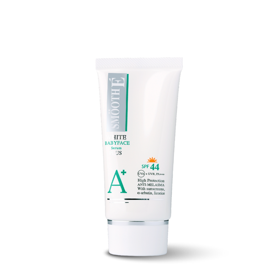 smooth e anti-melasma white babyface serum plus spf44