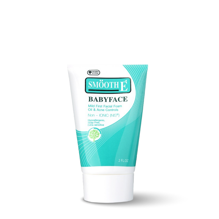 smooth e babyface mild first facial foam oil and acne control