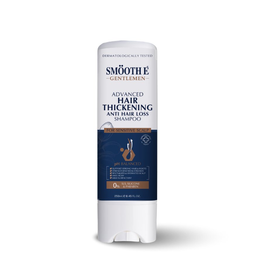 smooth e gentlemen advance hair thickening anti hair loss shampoo