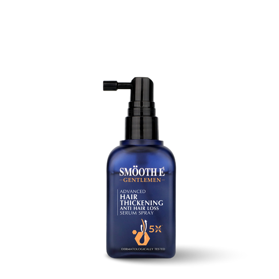 smooth e gentlemen advanced hair thickening anti hair loss serum spray