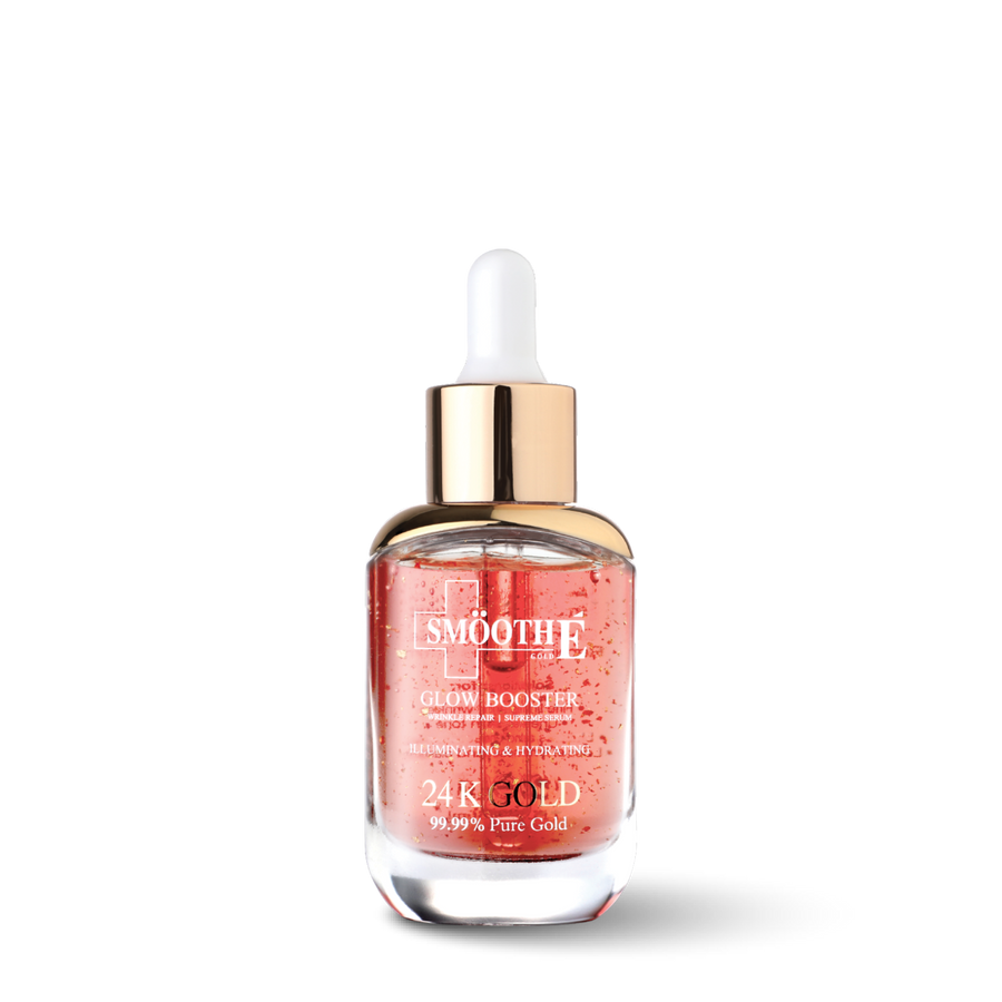 smooth e gold 24k glow booster anti-aging serum