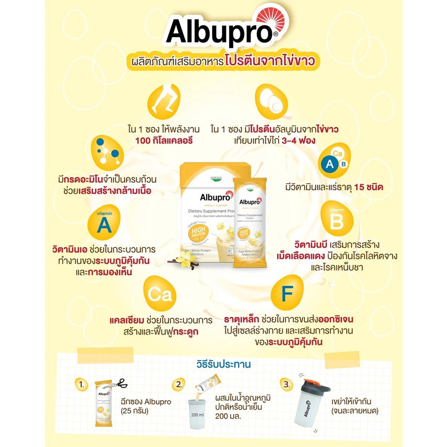 Albupro Dietary Supplement Product 1X12 SAC