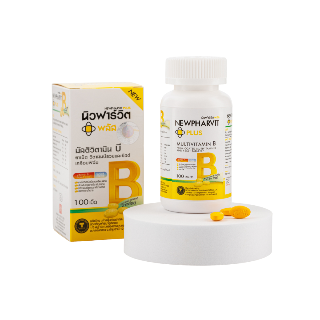 NEWPHARVIT PLUS 100'S มัลติวิตามิน บี