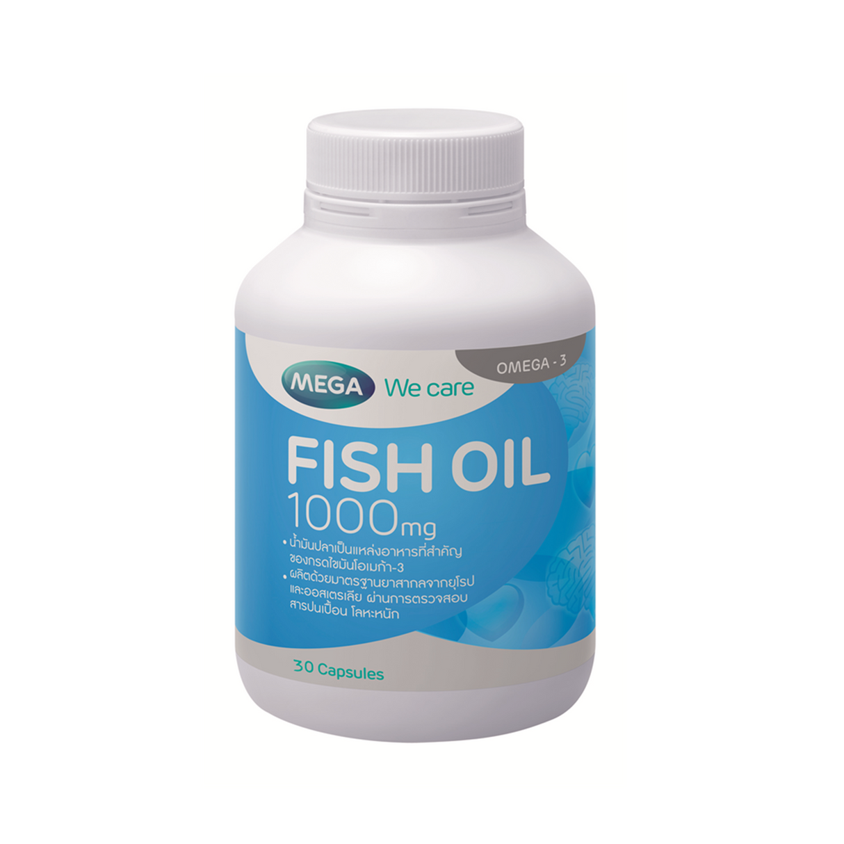 MEGA We care FISH OIL 1000 MG. (30 's)