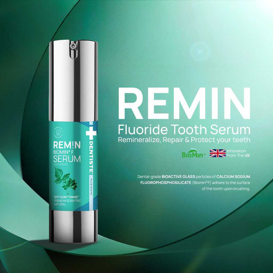 [2 Free 4] Dentiste' Remin Fluoride 15 g. & Repaire X3 70 g. Free! Toothbrush x3 & Magic Brush x1