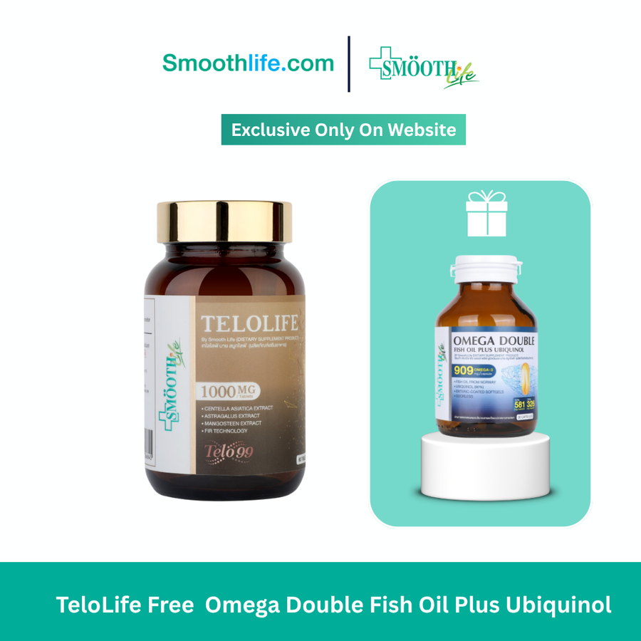 TeloLife Free  Omega Double Fish Oil Plus Ubiquinol
