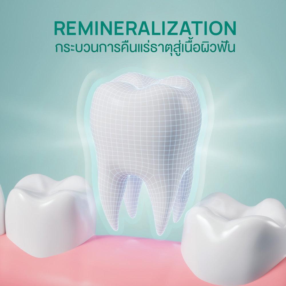 Dentiste น้ำยาบ้วนปาก Oral Rinse 700ml. ฟรี! ยาสีฟันแปรงแห้ง Anticavity Max Fluoride 100g