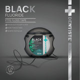 Dentiste Dental Black PTFE Floss Tape with Fluoride 30m