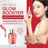 [1 Free 1] Smooth E 24k Glow Booster Wrinkle Repaire Supreme Serum 15 ml. Free 24 Gold Serum 4 ml.