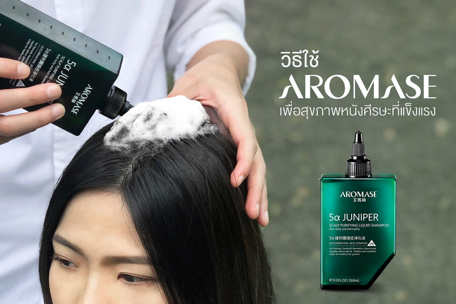 [Mid-Year Sale] AROMASE 5α Juniper Scalp Purifying Liquid Shampoo แชมพูคลีนซิ่งหนังศีรษะ จบปัญหาหนังศีรษะ ไร้สารเคมี