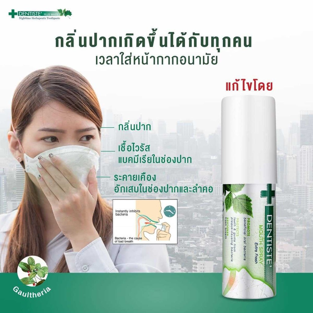 Dentiste เซ็ตฟันขาว สำหรับแปรงตอนเช้า Daytime Premium White Set