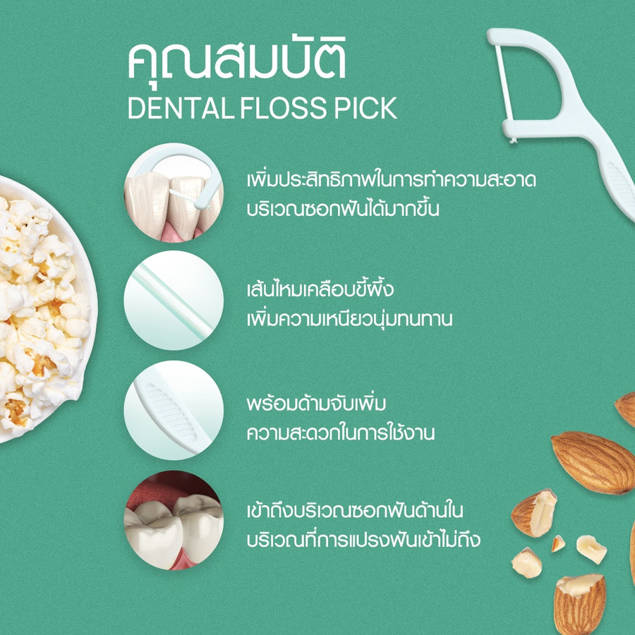 [Mid-Year Sale] Dentiste Dental Floss Pick 40 ชิ้น