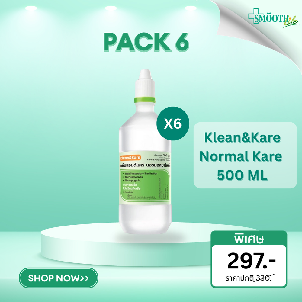 [Pack 6] Klean&Kare Normal Kare 500 ML