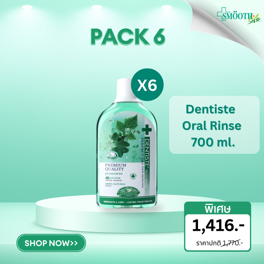 [Pack 6] Dentiste Oral Rinse 700 ml.