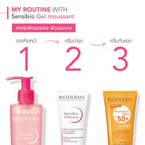 Bioderma Sensibio Gel Moussant 200 ml เจลล้างหน้าสูตรไม่เซล่า สำหรับผิวแพ้ ระคายง่าย