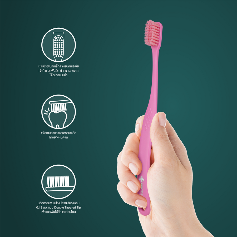 [Mid-Year Sale] Dentiste Ergonomic Toothbrush Twin Pack (Random Color)