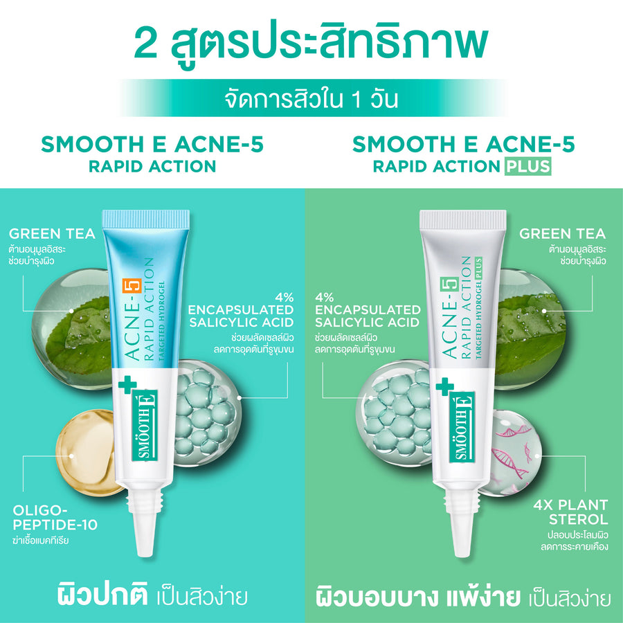 [Mid-Year Sale] Smooth E Acne-5 Rapid Action Plus