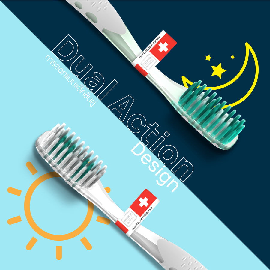 [Mid-Year Sale] Dentiste Day - NightTime Toothbrush แปรงสีฟันสำหรับกลางวัน - กลางคืน