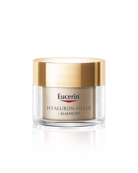 Eucerin HYALURON-FILLER + ELASTICITY THIAMIDOL NIGHT CREAM 50 ML ยูเซอริน ไฮยาลูรอน ไนท์ครีมลดเลือนริ้วรอย ยกกระชับ