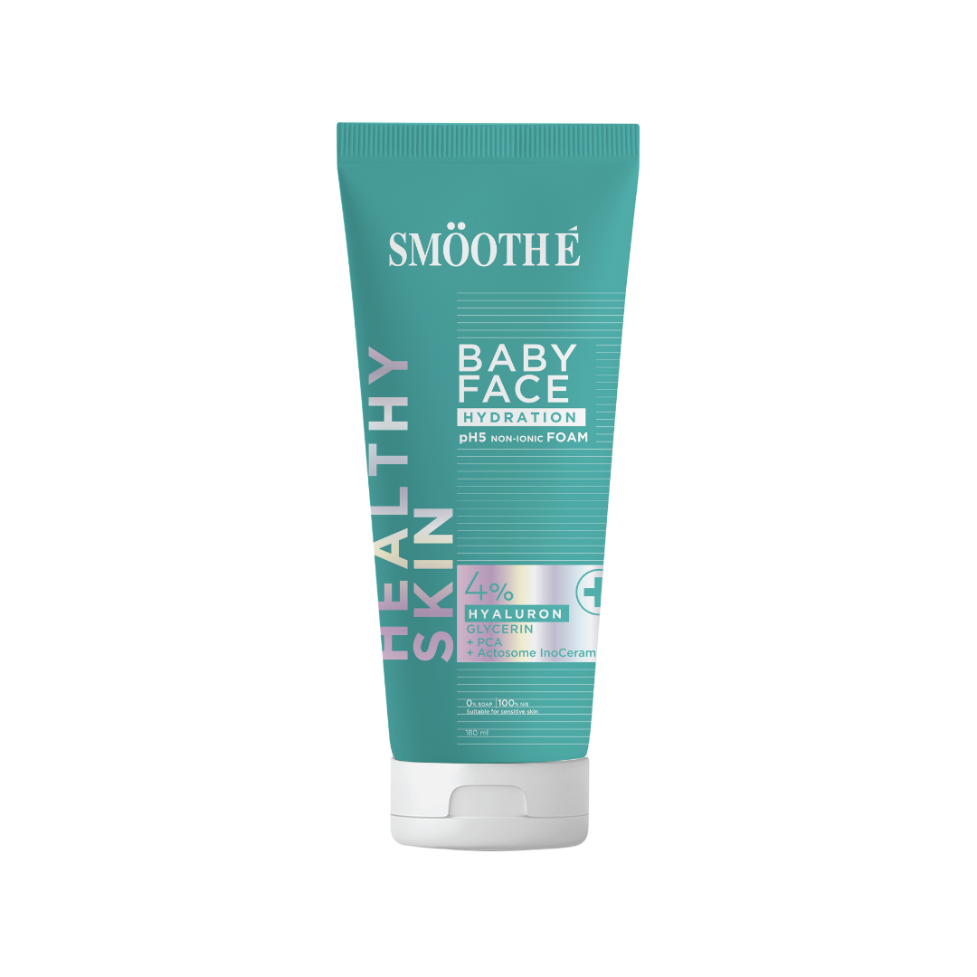 [Pack 6] Smooth E Babyface Hydration Foam 180 ml.