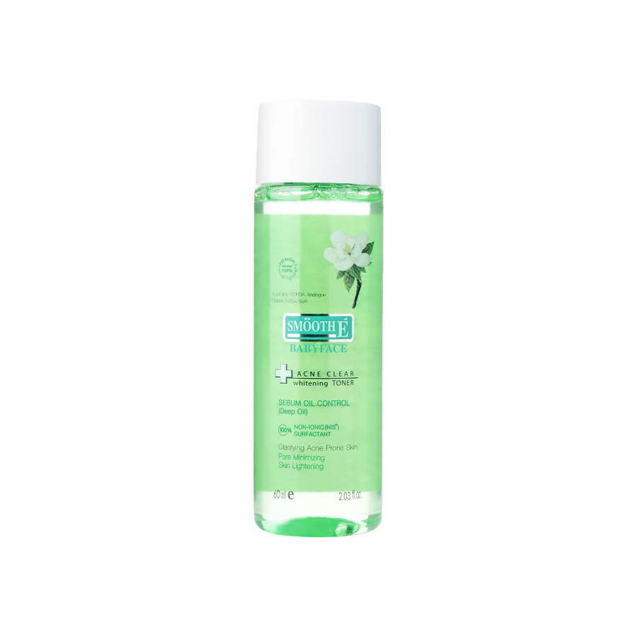 [Free Gift] Smooth E Acne Clear Whitening Toner 60 ml.