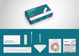 Flowflex กล่องเขียว 2in1 SARS-CoV2 2in1 1กล่อง 1ชุดตรวจ 1Test แหย่ปลายจมูกและน้ำลาย