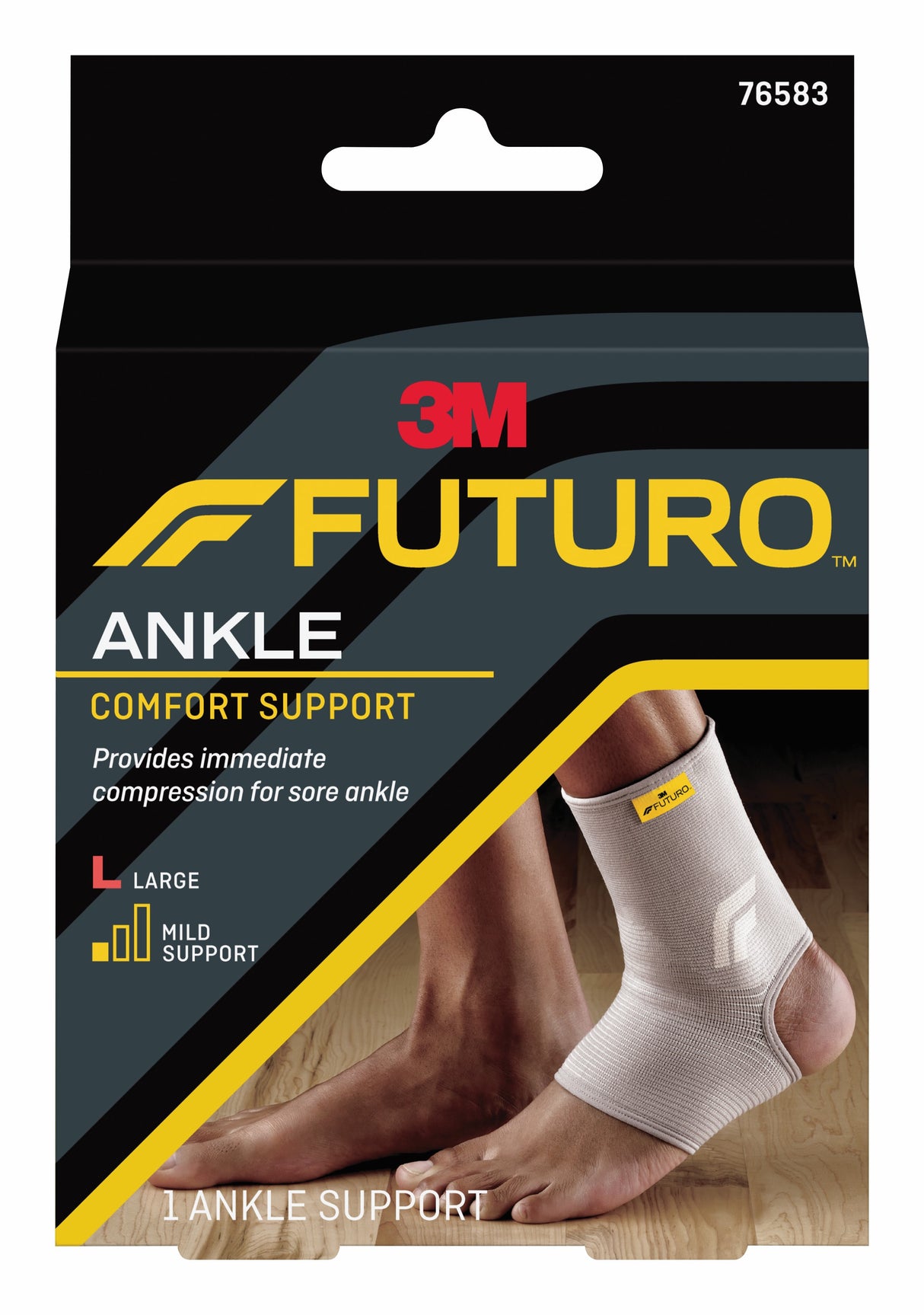 3M FUTURO COMFORT ANKLE SUPPORT (L) BEIGE