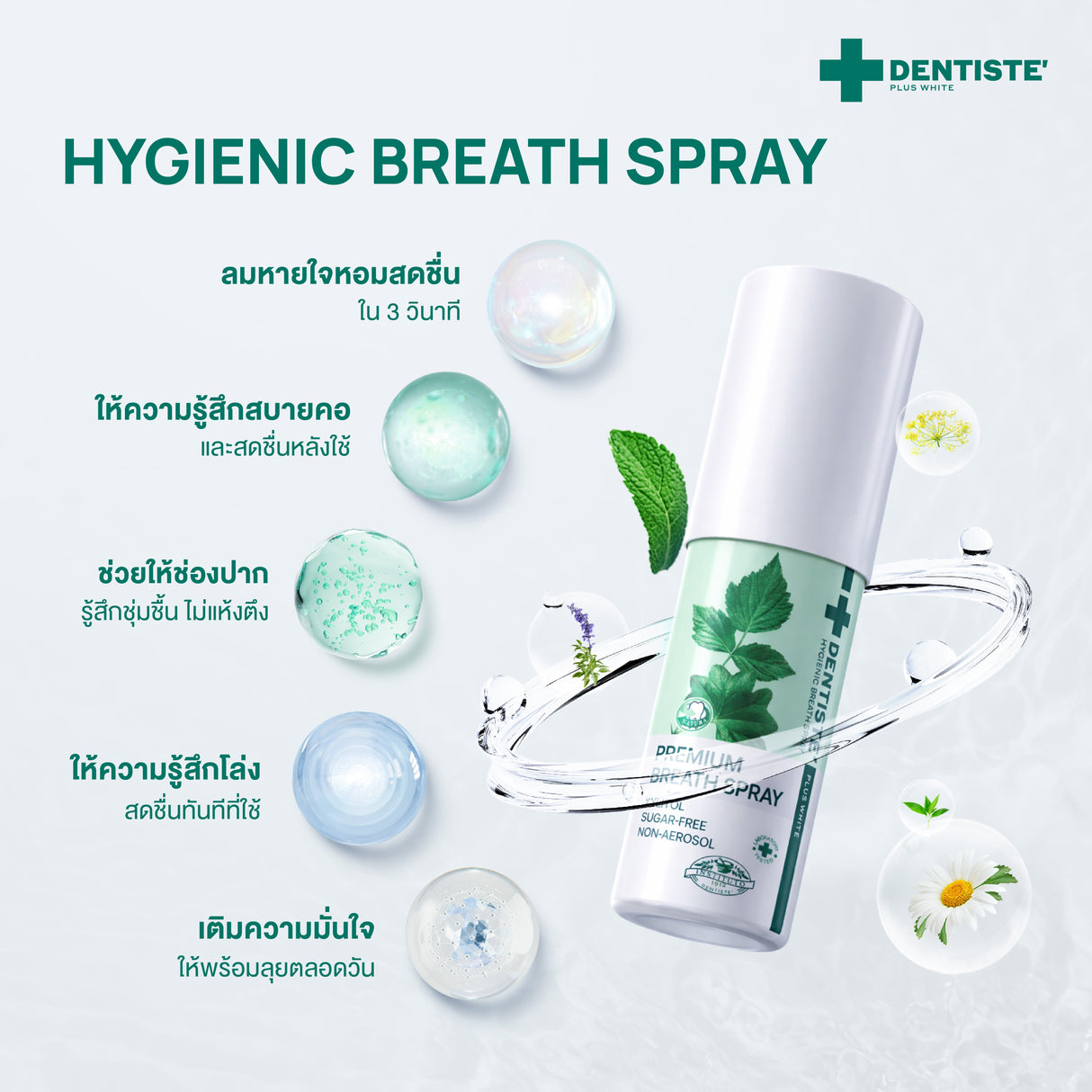 (Pre-Order) [Limited Edition] DENTISTE' ON THE GO - FRESH SPRAY EXCLUSIVE SET X LISA