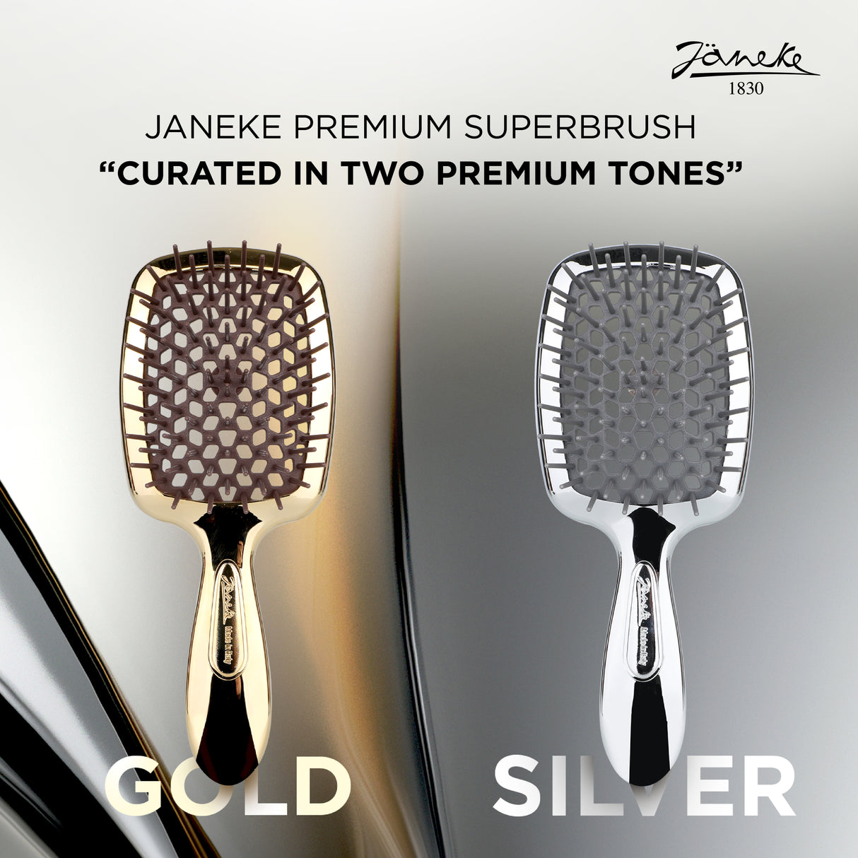 [NEW]  Janeke Premium Superbrush Silver