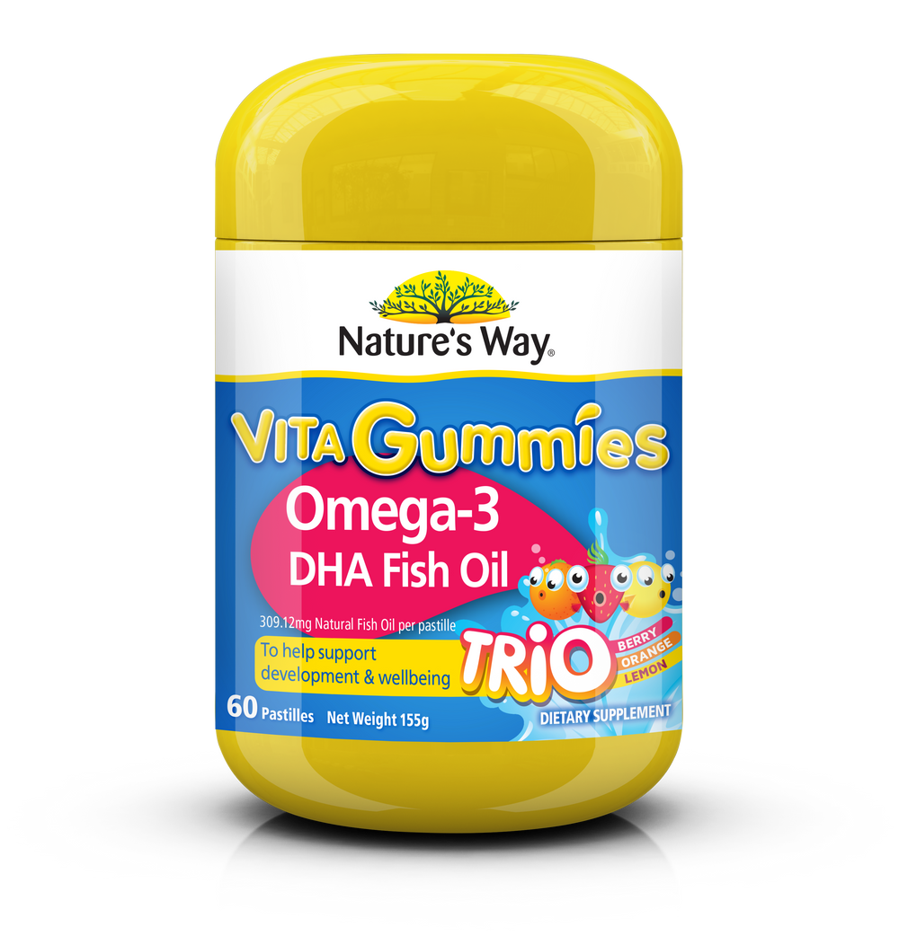 Natures Way OMEGA 3 VITA GUMMIES TRIO