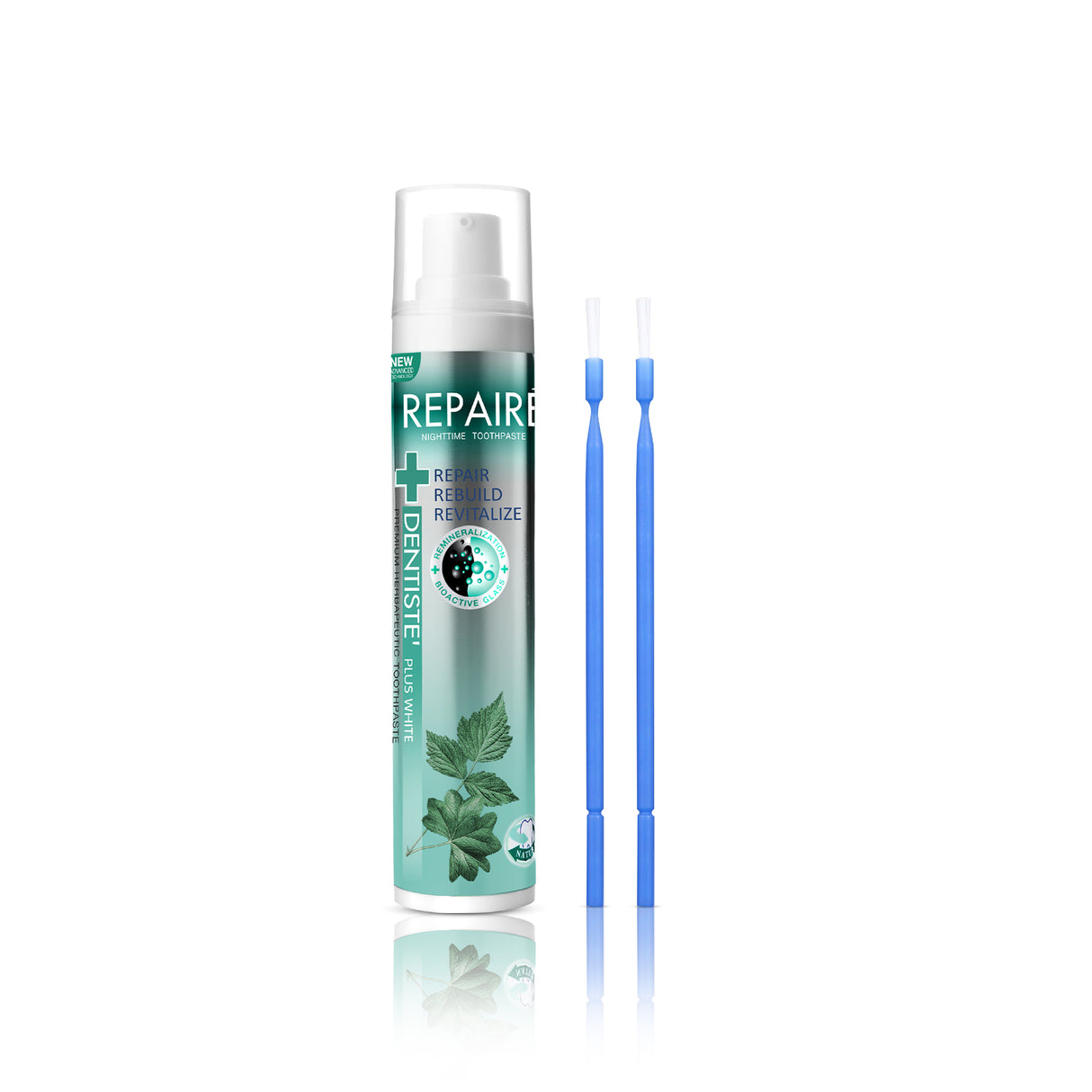Dentiste Repaire-ReX3 70g. เซรั่มฟัน+ยาสีฟัน 2in1 เพิ่มเนื้อผิวฟันให้แข็งแรง ป้องกันฟันผุ ฟรี Magic Brush x2