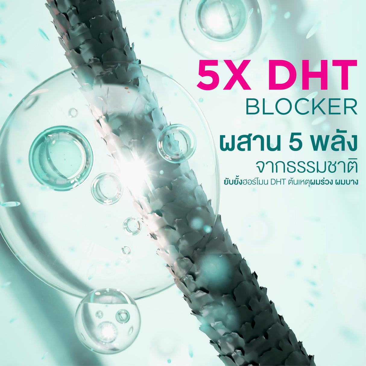[1 Free 1] Smooth E Gentlemen Anti Hair Loss Serum Spray 50 ml. Free Anti Hair Loss Shampoo 75 ml.
