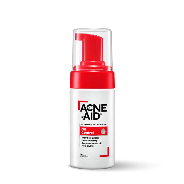 acne-aid foaming face wash oil control 100 ml.