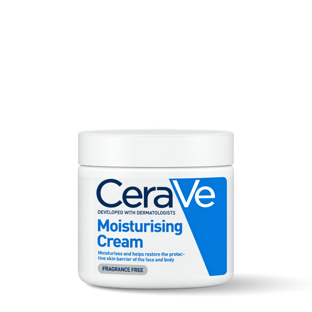 cerave moisturising cream ครีมบำรุงผิวหน้าและผิวกายสำหรับผิวแห้งมาก 16oz