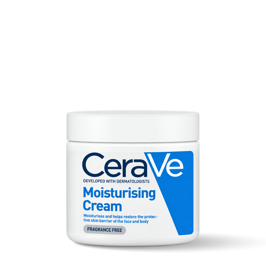 cerave moisturising cream ครีมบำรุงผิวหน้าและผิวกายสำหรับผิวแห้งมาก 16oz