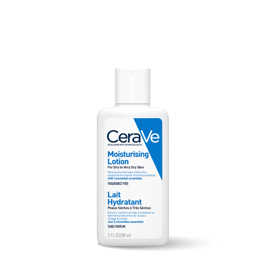 cerave moisturising lotion โลชั่นบำรุงผิว ชุ่มชื้น เนื้อสัมผัสบางเบา 3 oz.